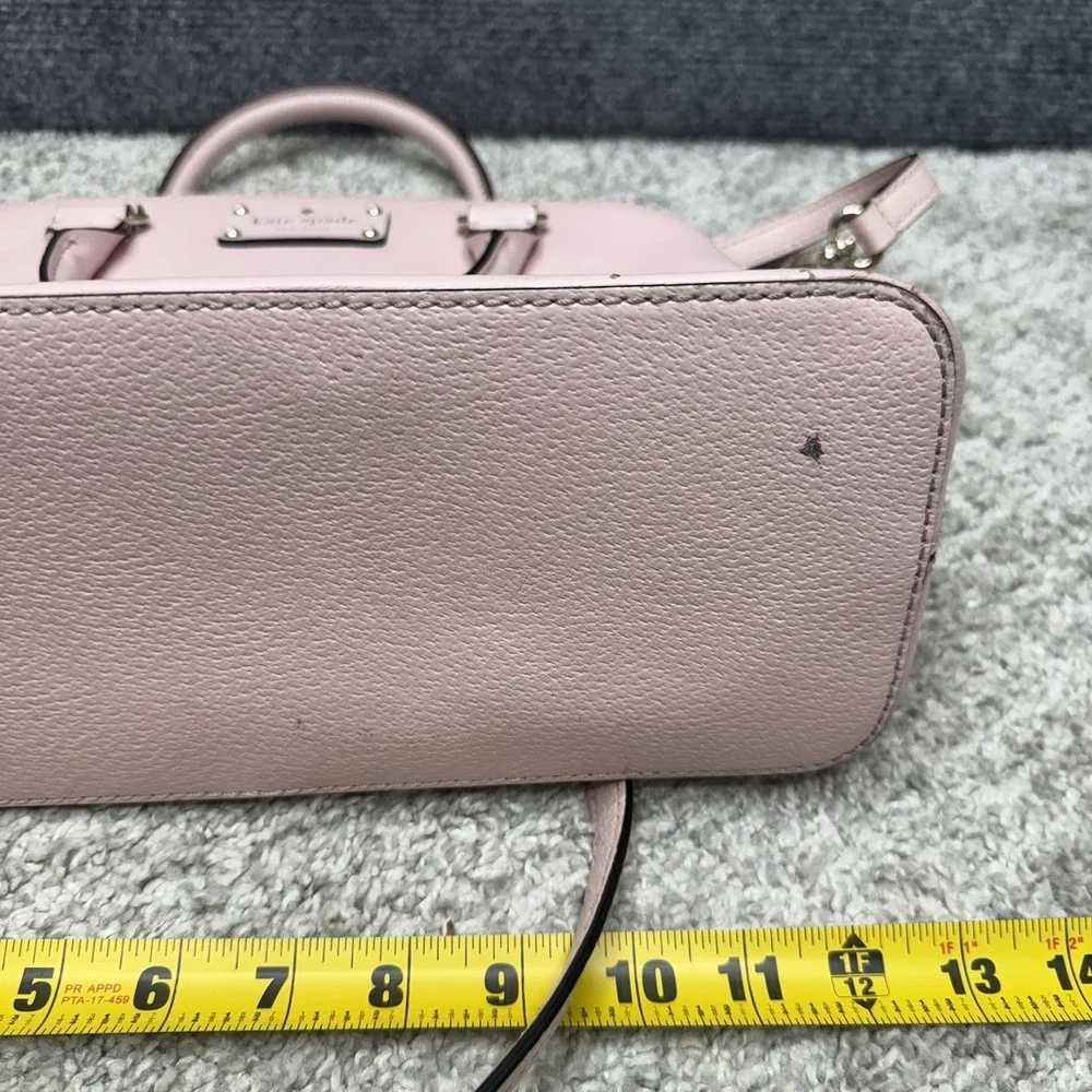 Kate Spade New York pink Satchel handbag purse detachable crossbody w/ wear‎